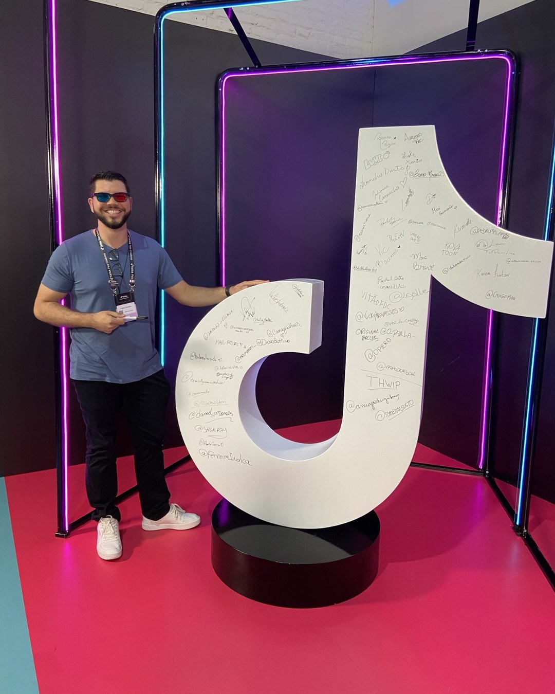 Felipe Ferreira no evento TikTok para Creators
